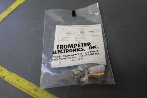NEW TROMPETER PL75-9 PL71-9 BJ79-9 TO TWINAX CALBE RF CONNECTOR  1201-0673