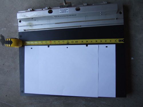 SRS STOESSER REGISTER SYSTEM PRINTING PLATE PUNCH EXCELLENT CONDITION # 3