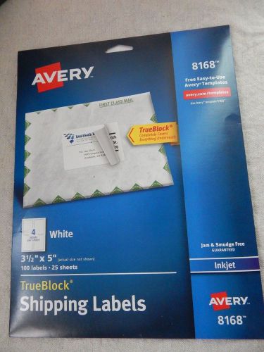 Avery 8168  3 1/2&#034; x 5&#034; Labels 17 Sheets in Package