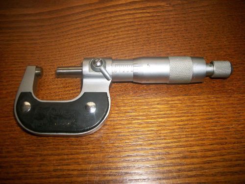 Fowler 0-1 inch micrometer .0001 l@@k no reserve machinist tool......... for sale