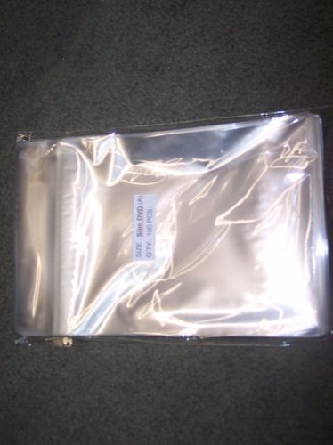 2000 Slim DVD Case Poly Cello OPP Plastic Bags w/self-seal-non shrink