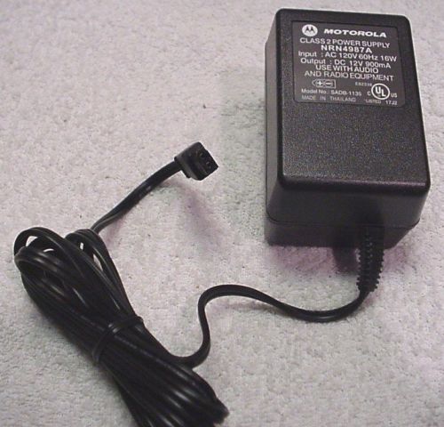 Motorola ac adapter for amplified pager charger minitor 2, 3, &amp; 4.  new-in-box for sale