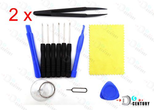 2X 13in1 Repair Opening Pry Tools Screwdriver Kit Set for Cell Phone Replacement
