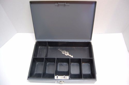 Steelmaster Office Box with Cash Drawer Lock and Keys