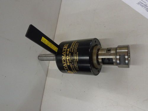 TAPMATIC SPD-9A TAPPING HEAD 1/2-1-1/8&#034; CAPACITY R8 SHANK   STK 4840