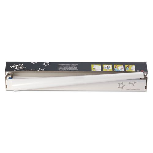 Kit, dry erase static cling film, 30” x 50 ft, white for sale