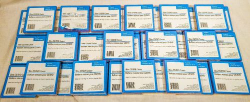 140 Multi Color Slim Jewel CD DVD Cases Sealed New