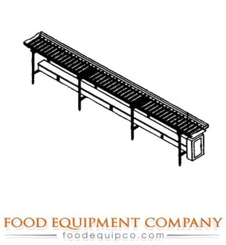Piper src-18 conveyor tray make-up 18&#039;l pvc-rollers for sale