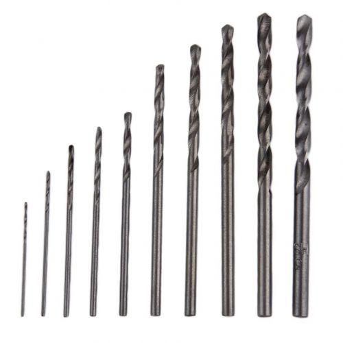 10pcs 0.5-3.0mm 6542 steel straight shank twist drill double end drill diy qj for sale
