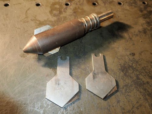 Nobur Ellipti-Bur Curved Surface Deburring Tool w/ 2 Spare Blades 1/2&#034; Straight