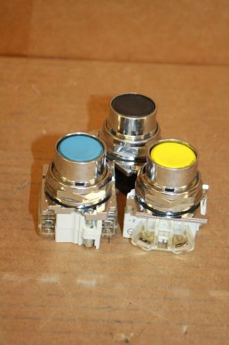 Cutler-hammer 10250t/91000t a600 p600 push buttons (lot of 3) for sale