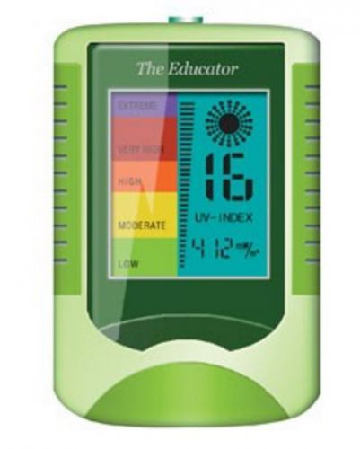 Portable UV Checker Atmospheric Light Meter Displays UV Index with Carrying Case