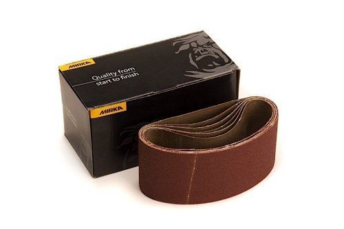 Mirka 57-2.5-14-100 2.5-inch by 14-inch portable abrasive belt by weight cloth 5 for sale