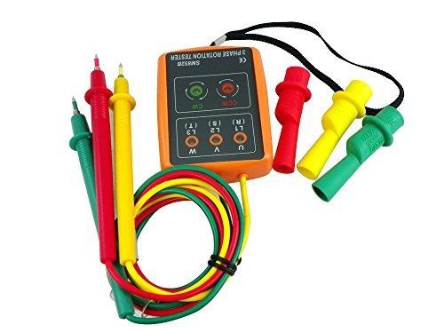 Leaton? 3 phase sequence presence rotation tester indicator detector meter with for sale