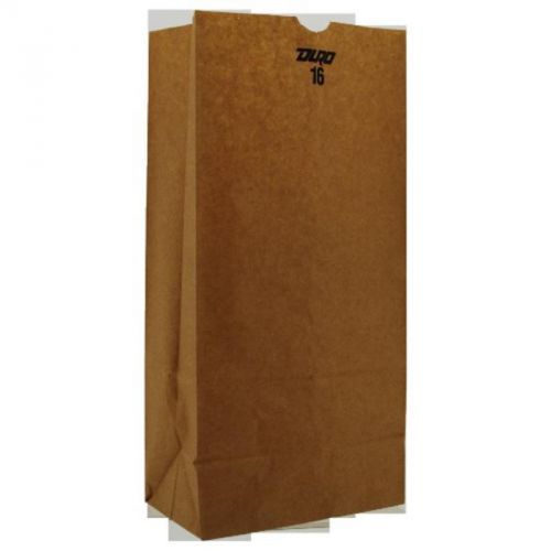 16 lb capacity, duro grocery bag, kraft paper, 7-3/4&#034;x4-13/16&#034;x16&#034; 500 ct, id# for sale