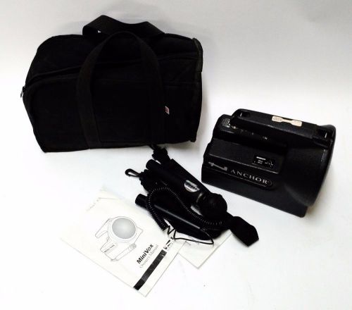 MiniVox Anchor Wireless PB-25W PA System Microphone CD/TAPE in Carrying Bag USA