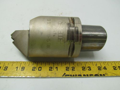 Iscar c6-slsnr-00110-15 tool holder taper shank 110mm L 63mm OD coolant through