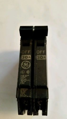 GE CIRCUIT BREAKERS 30 AMP 2 POLE THIN STYLE