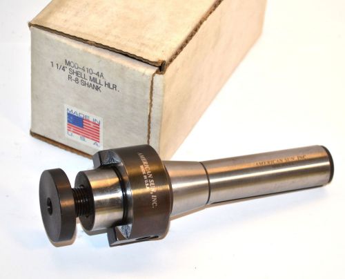 Nos american sun usa 410-4a 1-1/4&#034; shell face mill holder r8 shank #wl30.4.11 for sale