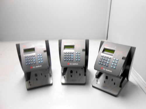 (LOT OF 3) ADP Recognition Systems HP-4000 Hand Punch Time Clocks