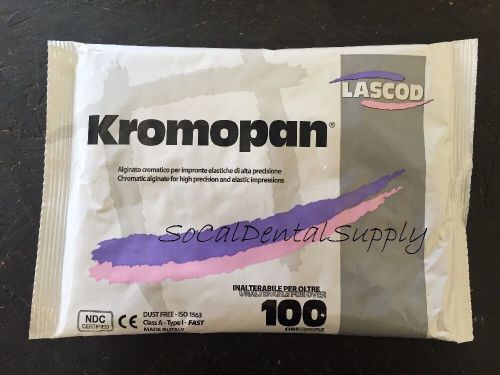 Chromatic Alginate, Lascod Kromopan Dental Impression Material Fast Set 1 lb.