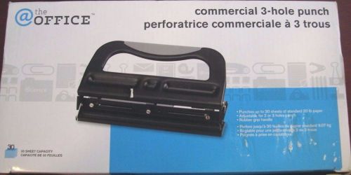@ the Office commercial 3-hole punch, Black