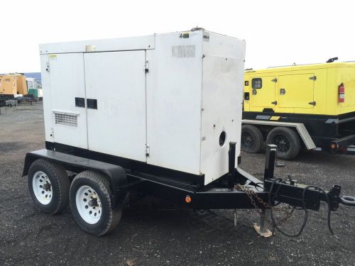 –70 KVA Multiquip Generator, Trailer Mounted, Selectable, Sound Attenuated