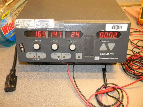 Ec apparatus ec500-90 electrophoresis power supply (p/n fb-ec500-90),120v 60 hz for sale