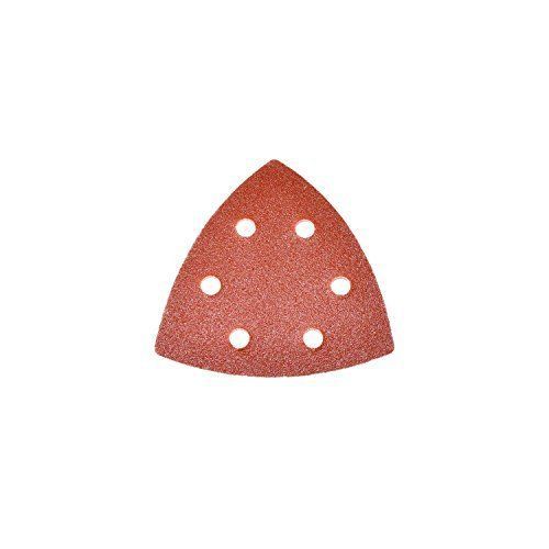 Aleko 14sp01h 30 pieces 150 grit triangle sanding pads with 6 holes for sale
