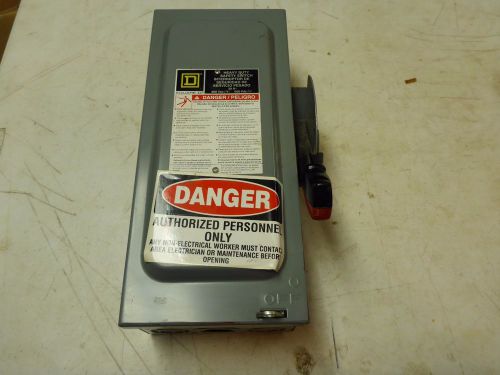 Square D H361N Heavy Duty Safety Switch 30A 600VAC