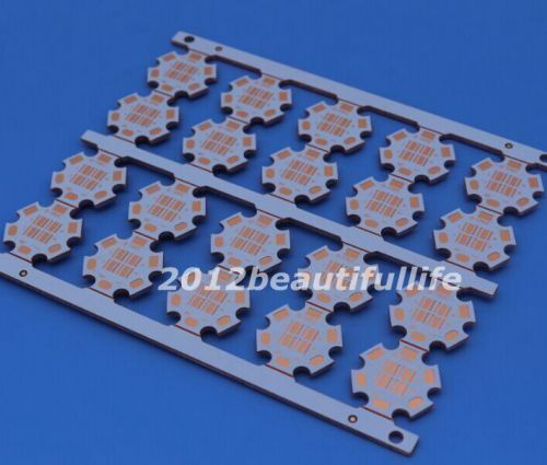 20pcs 6V 20mm CREE MKR XHP70 7070 Led thermoelectric separation Copper PCB