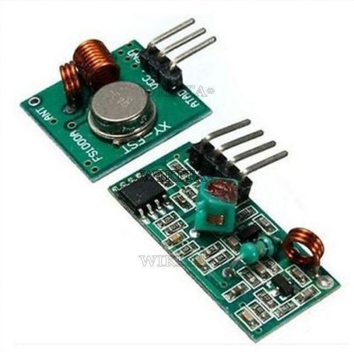 2 sets 433mhz rf transmitter and receiver kit for arduino #3121693