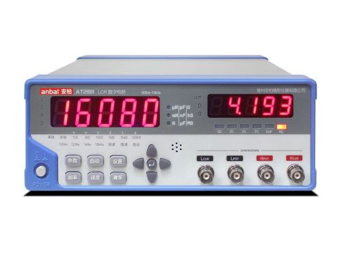 At2811 digital precision lcr meter tester range 100hz -10khz l,c,r,|z| for sale