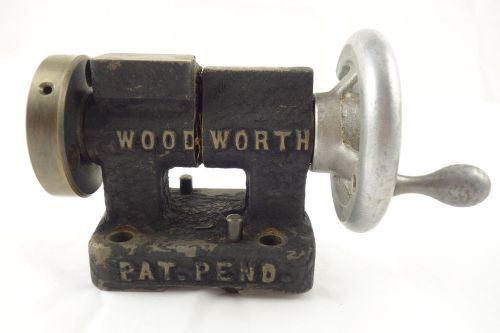 Antique Vintage Woodworth Pat Pend AD 012 Zero Spindle Machinist Tool