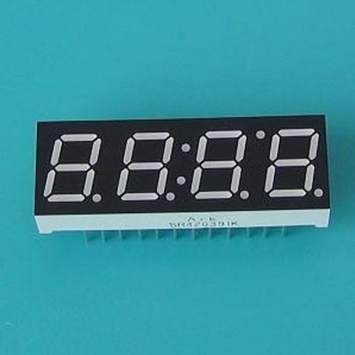 10pcs 0.4  inch 4 digit led display 7 seg segment Common anode ?  red clock