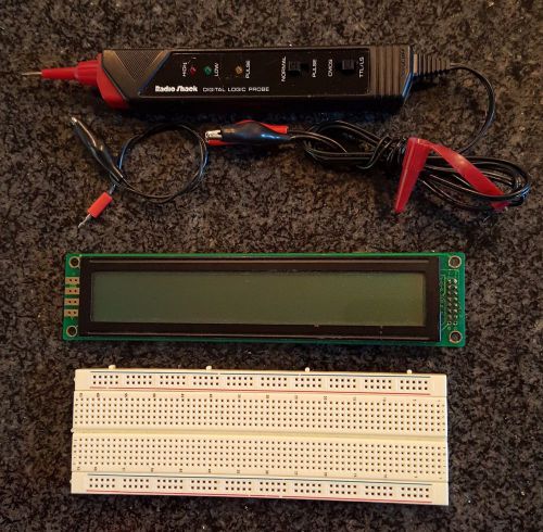 Digital Electronics Kit TTL LCD, Logic Probe and Prototyping Bread-Board.
