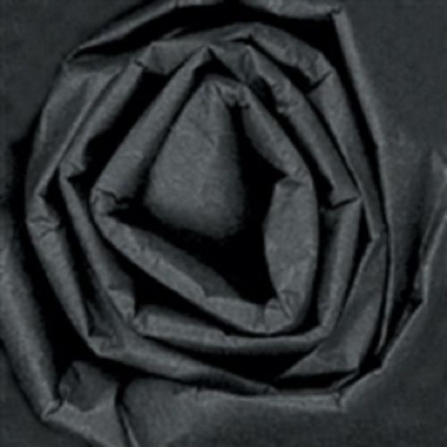 20&#034; x 30&#034; Black Gift Grade 10# Tissue Paper (Case of 480 Sheets)