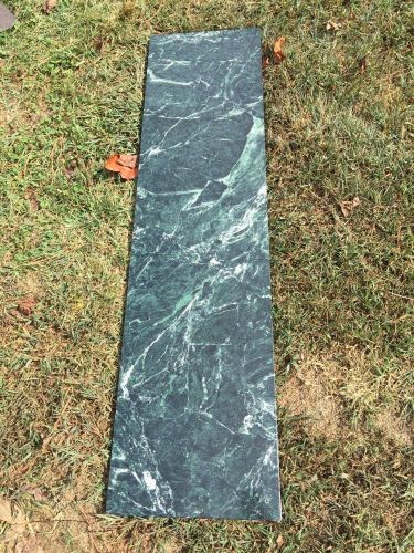 Rectangular  Green Shades Marble Slab Buffet Dresser Accent Table.EXC 50&#034;x13&#034;