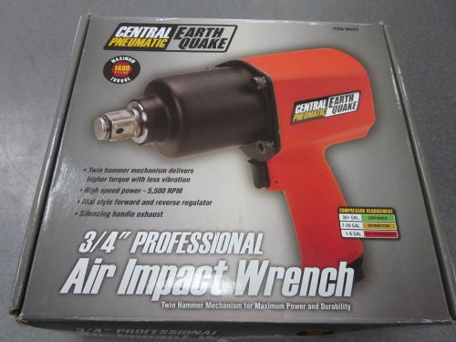 Central Pneumatic Earthquake #68423 3/4 in. Professional Air Impact Wrench