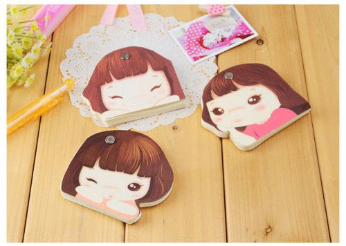 t: Lovely Girl Type Stationery Sticker Paste Bookmark Memo Flags Sticky Note 1PC
