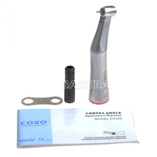 Coxo dental 1:5 increasing optic fiber inner water channel e type contra angle for sale
