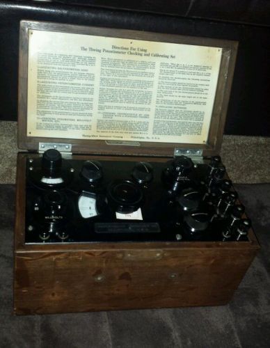 Vintage THWING Potentiometer Checking &amp;Calibrating set testing equipment. 14252
