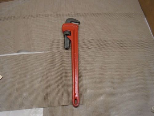24&#034; PIPE WRENCH, BRAND NOT SPECIFIED, USED IN GOOD SHAPE