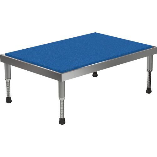 Vestil Adjustable Ergo-Mat Work Mate Stand- 24inW x 36inD 500lb Cap Aluminum