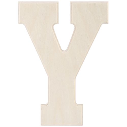 &#034;Baltic Birch University Font Letters &amp; Numbers 5.25&#034;&#034;-Y, Set Of 6&#034;