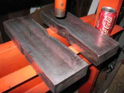 40 to 55 ton  2 notch shop arbor hydraulic press plates, 1.75&#034;x4.5&#034;x14&#034; bed bars for sale