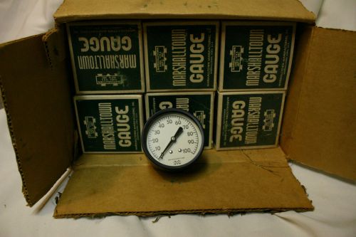 Marshalltown #0-100 pressure gauge NEW IN BOX 12 units