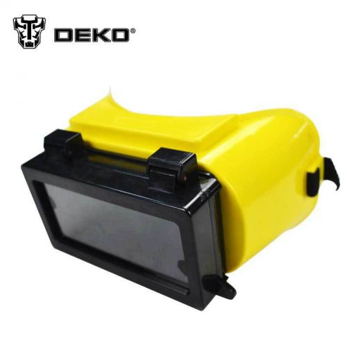 DEKO Solar Auto Darkening Welding Goggle Wind Proof Dust Control Welding Glasses
