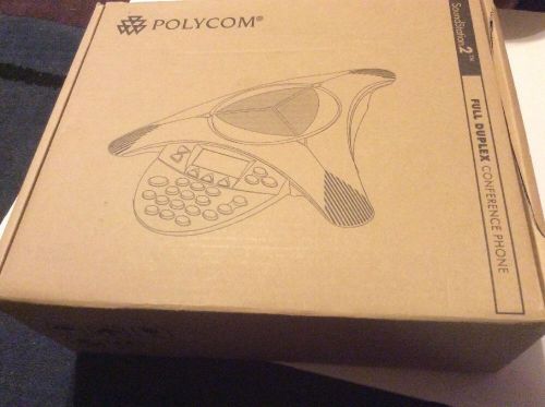 Polycom Soundstation 2 Full Duplex Conference Phone Mint in Box MIB