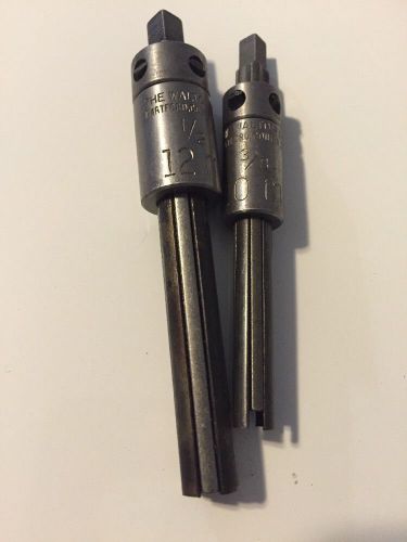 2 new walton 10504  1/2&#034; and 3/8&#034; tap extractor 4 - flute usa made for sale